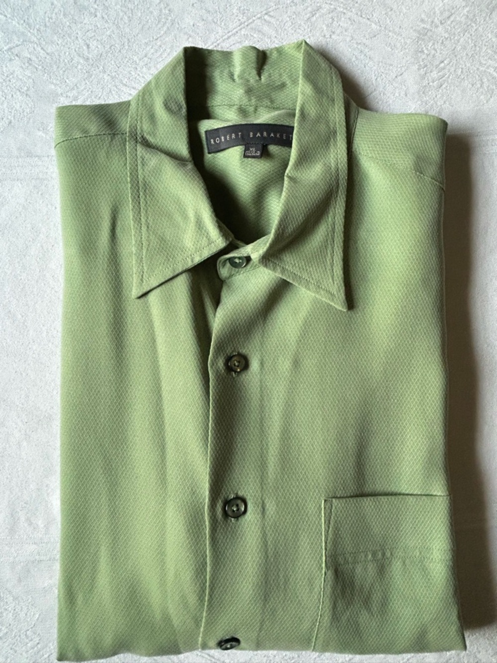 Robert Barakett Mint Green Men's Button-Up Shirt